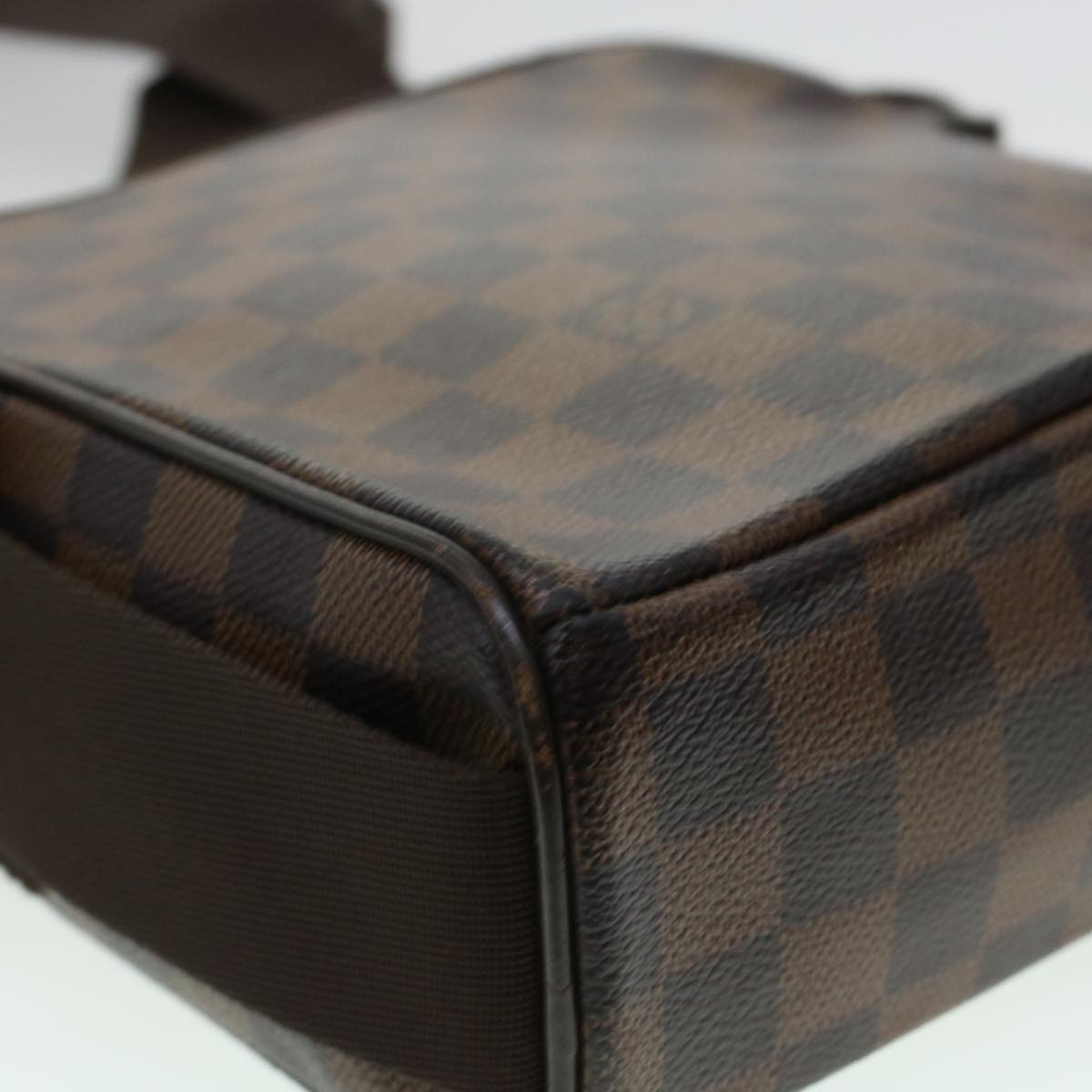 LOUIS VUITTON Damier Ebene Olaf PM Shoulder Bag N41442 LV Auth bs5247