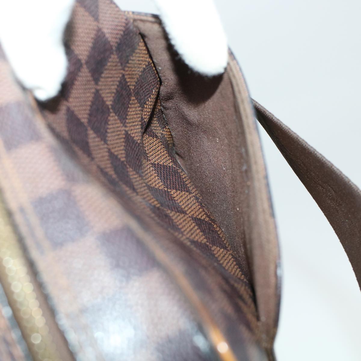 LOUIS VUITTON Damier Ebene Olaf PM Shoulder Bag N41442 LV Auth bs5247