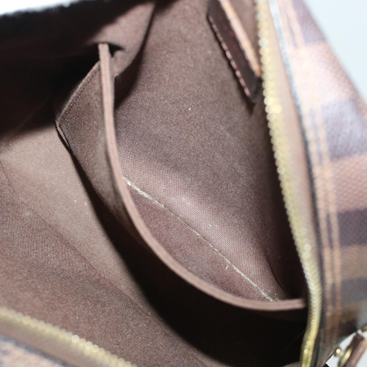 LOUIS VUITTON Damier Ebene Olaf PM Shoulder Bag N41442 LV Auth bs5247