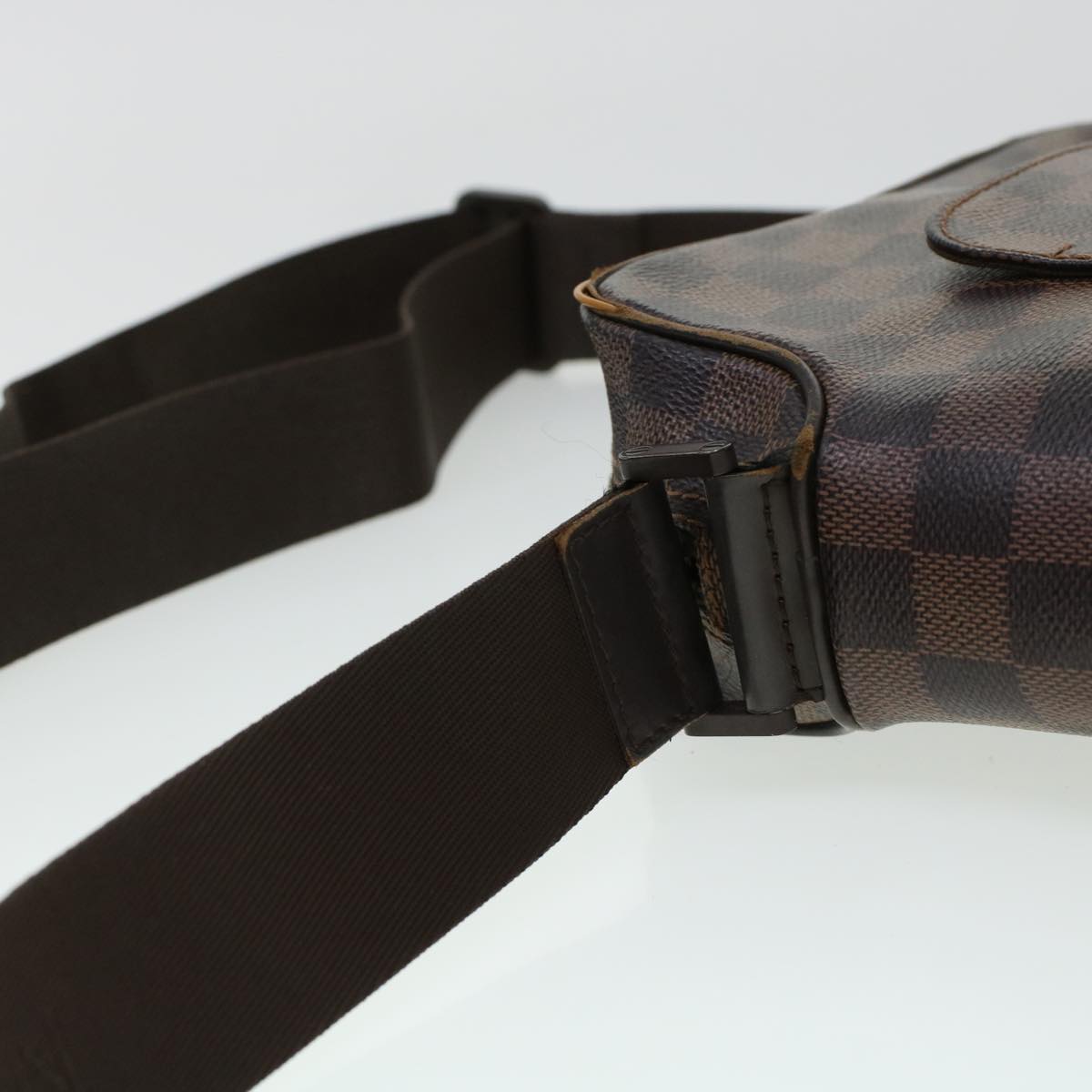 LOUIS VUITTON Damier Ebene Olaf PM Shoulder Bag N41442 LV Auth bs5247