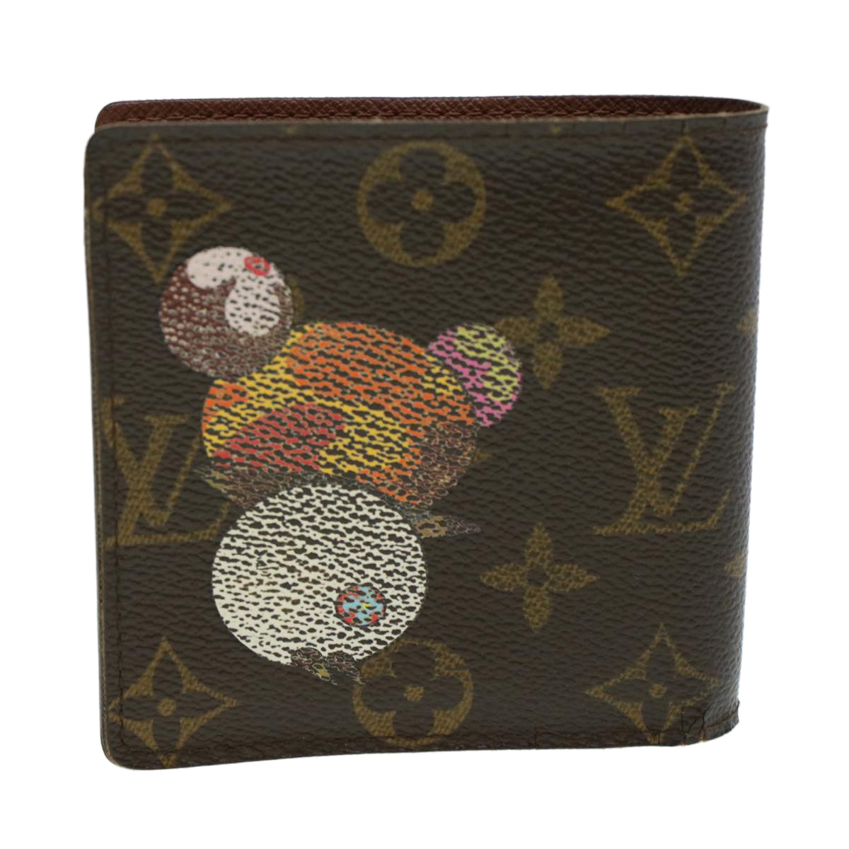 LOUIS VUITTON Monogram Monogram Panda Wallet 2Set LV Auth bs5446