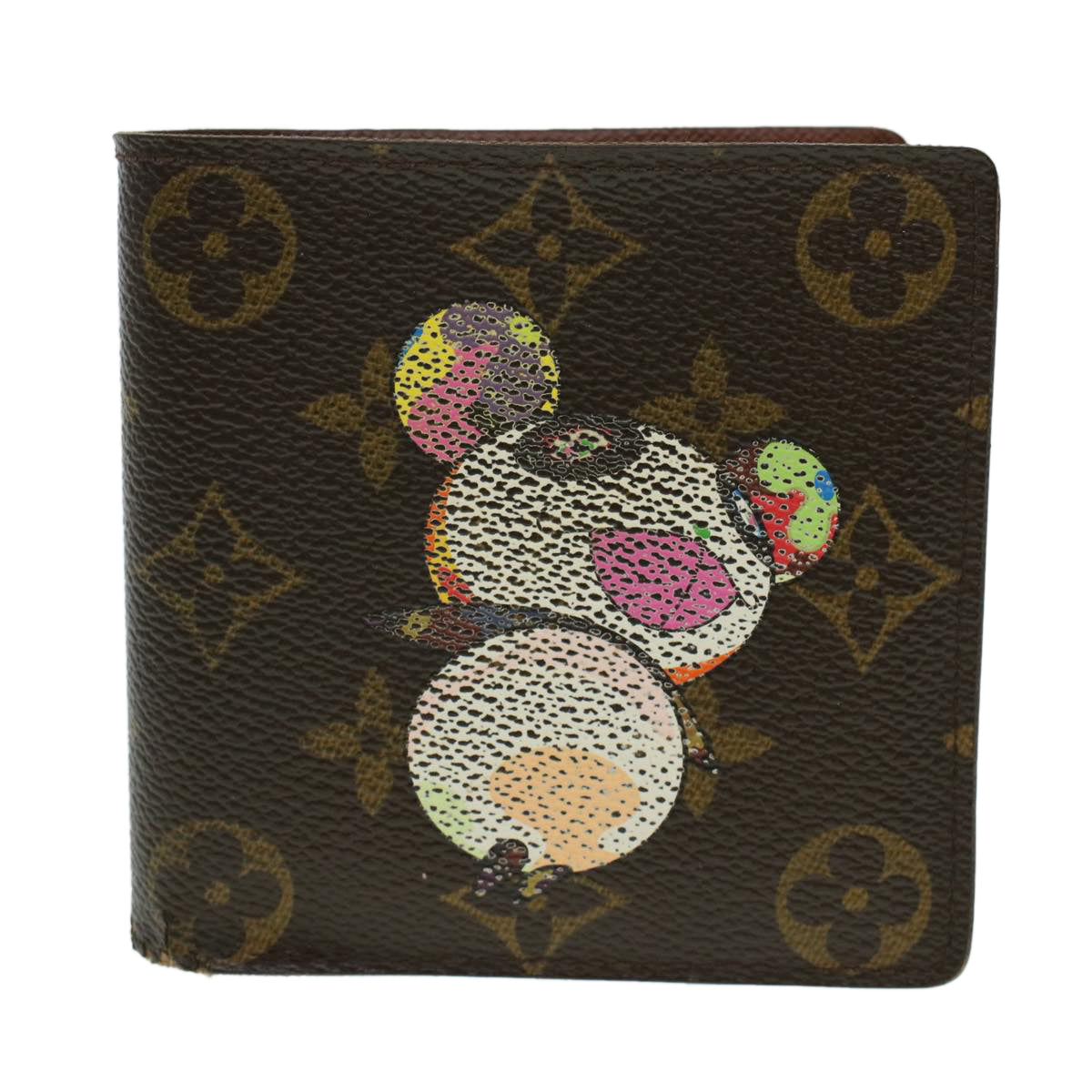 LOUIS VUITTON Monogram Monogram Panda Wallet 2Set LV Auth bs5446