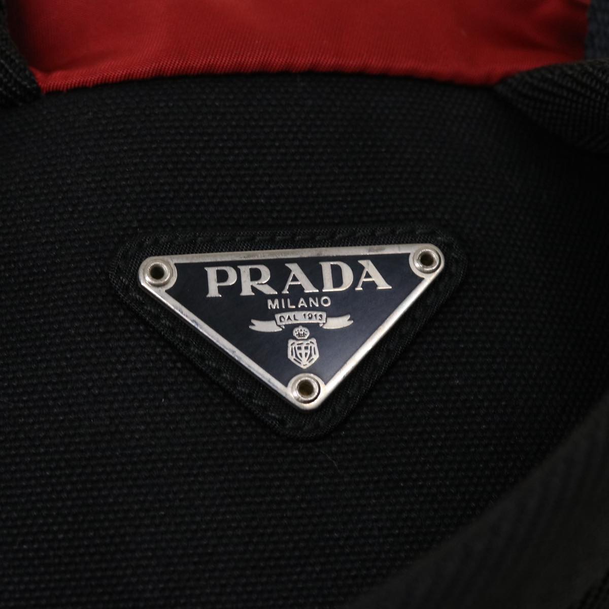 PRADA Backpack Nylon Red Auth bs5480