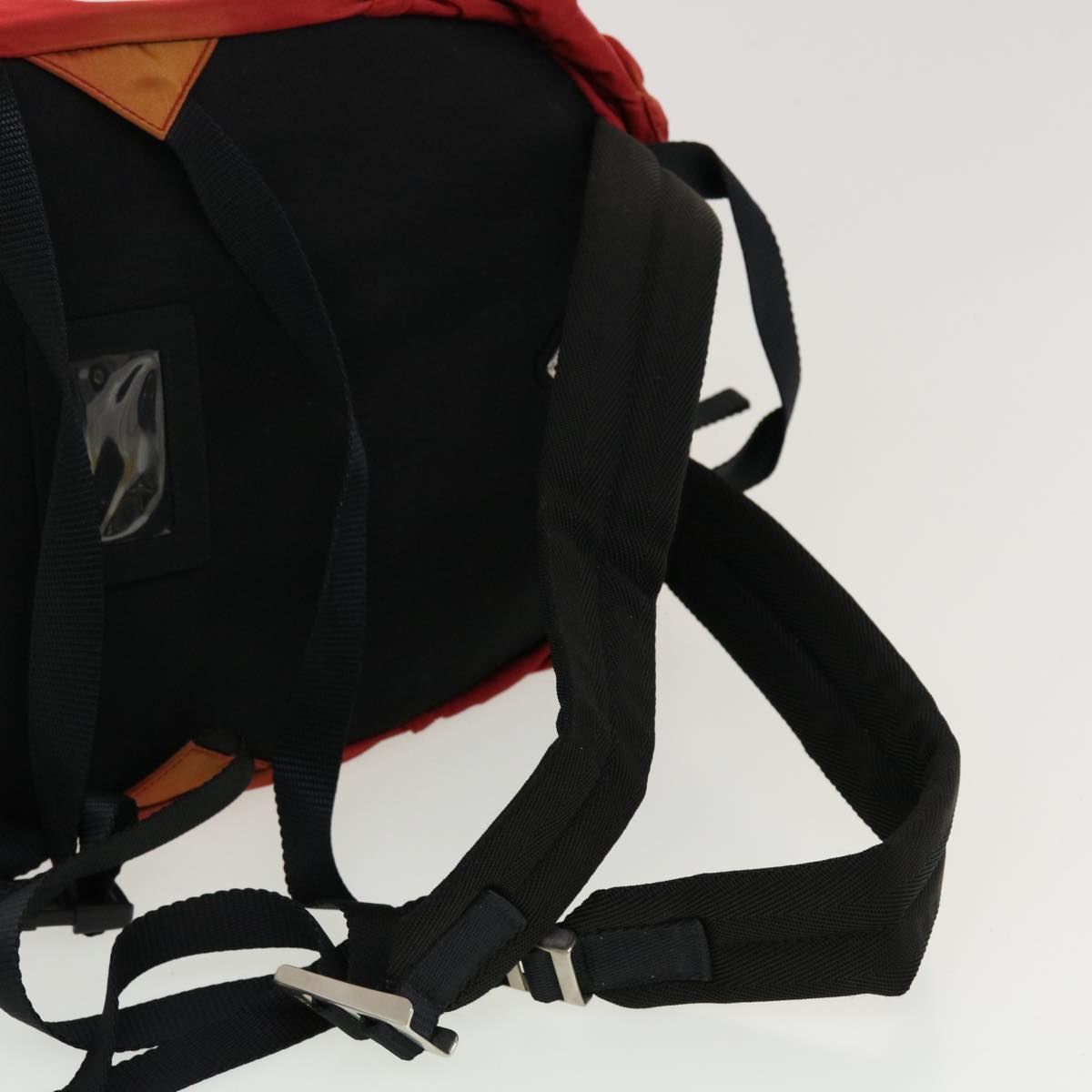 PRADA Backpack Nylon Red Auth bs5480