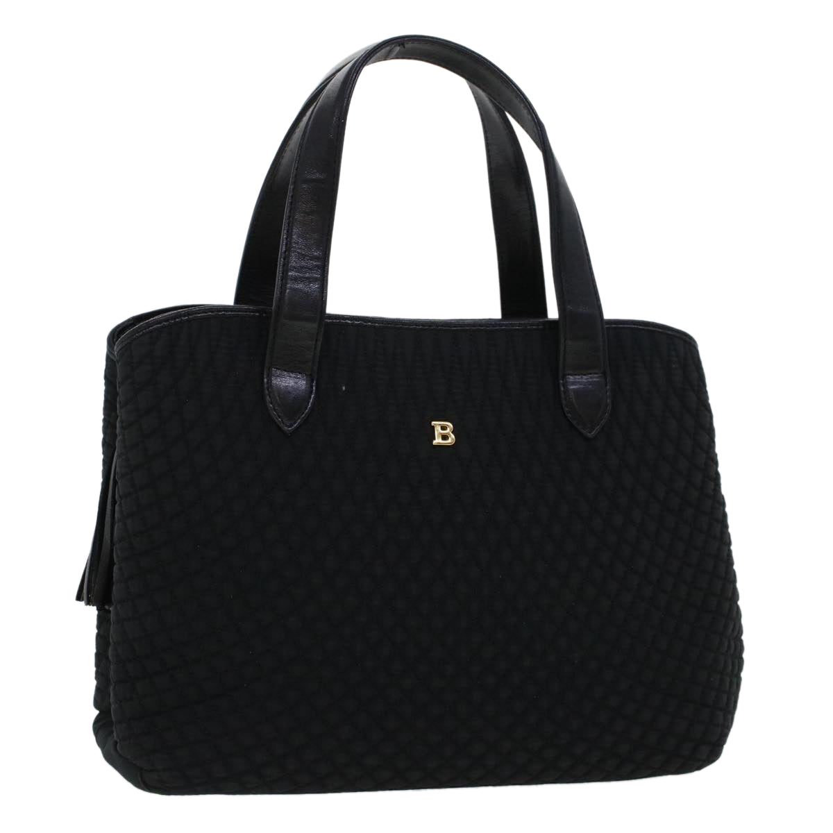 BALLY Shoulder Bag Nylon Black Auth bs5501