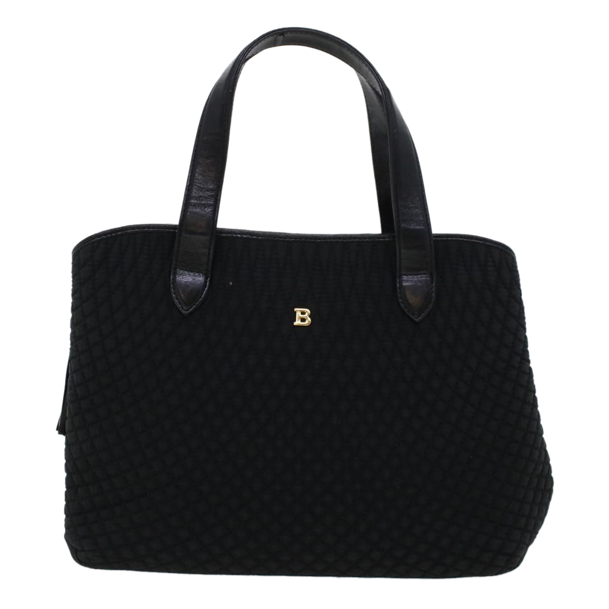 BALLY Shoulder Bag Nylon Black Auth bs5501