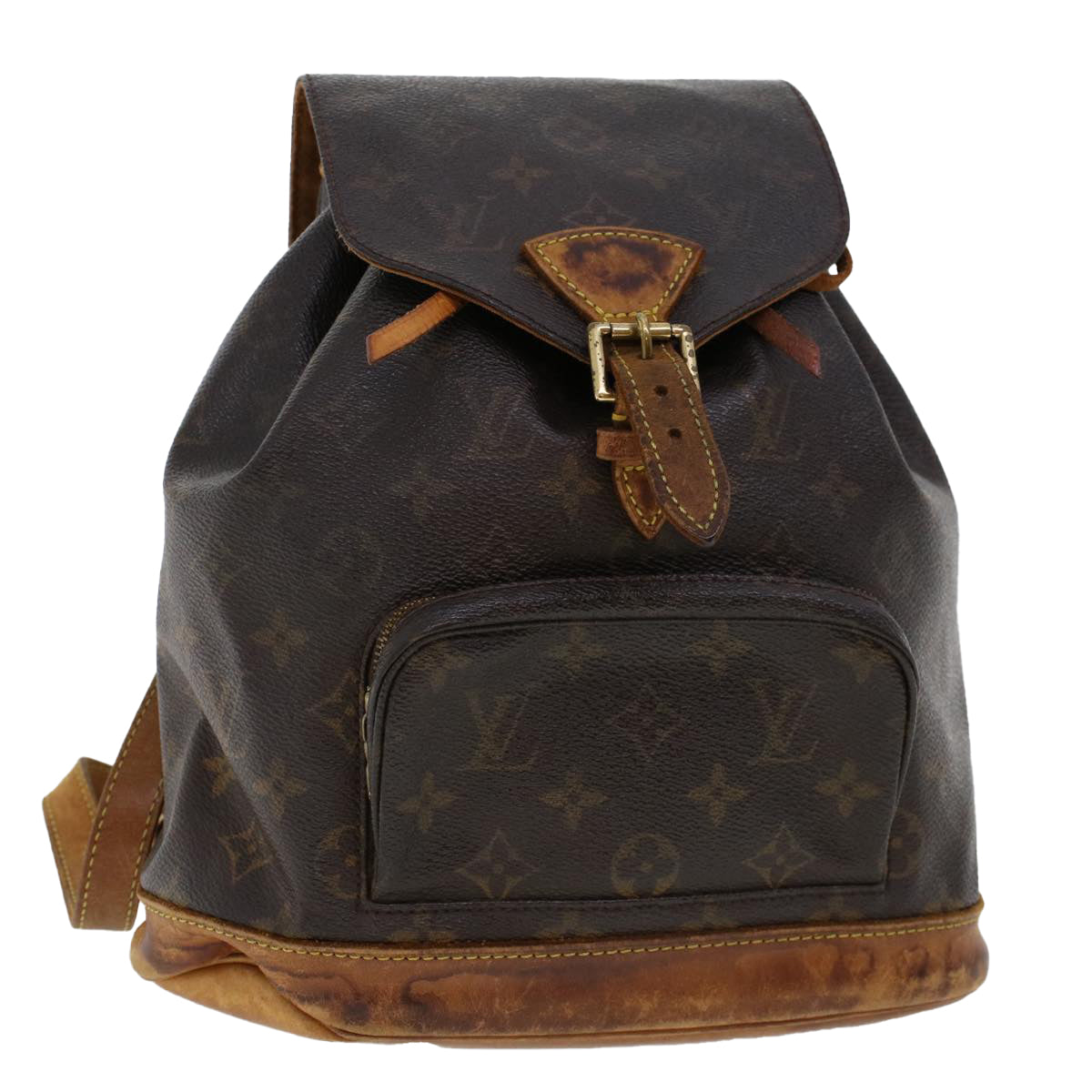 LOUIS VUITTON Monogram Montsouris MM Backpack M51136 LV Auth bs6225