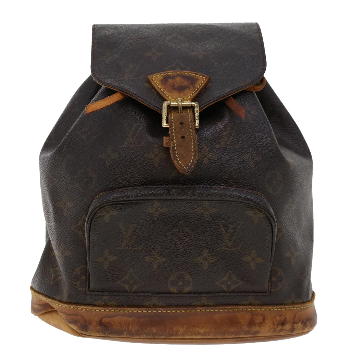 LOUIS VUITTON Monogram Montsouris MM Backpack M51136 LV Auth bs6225