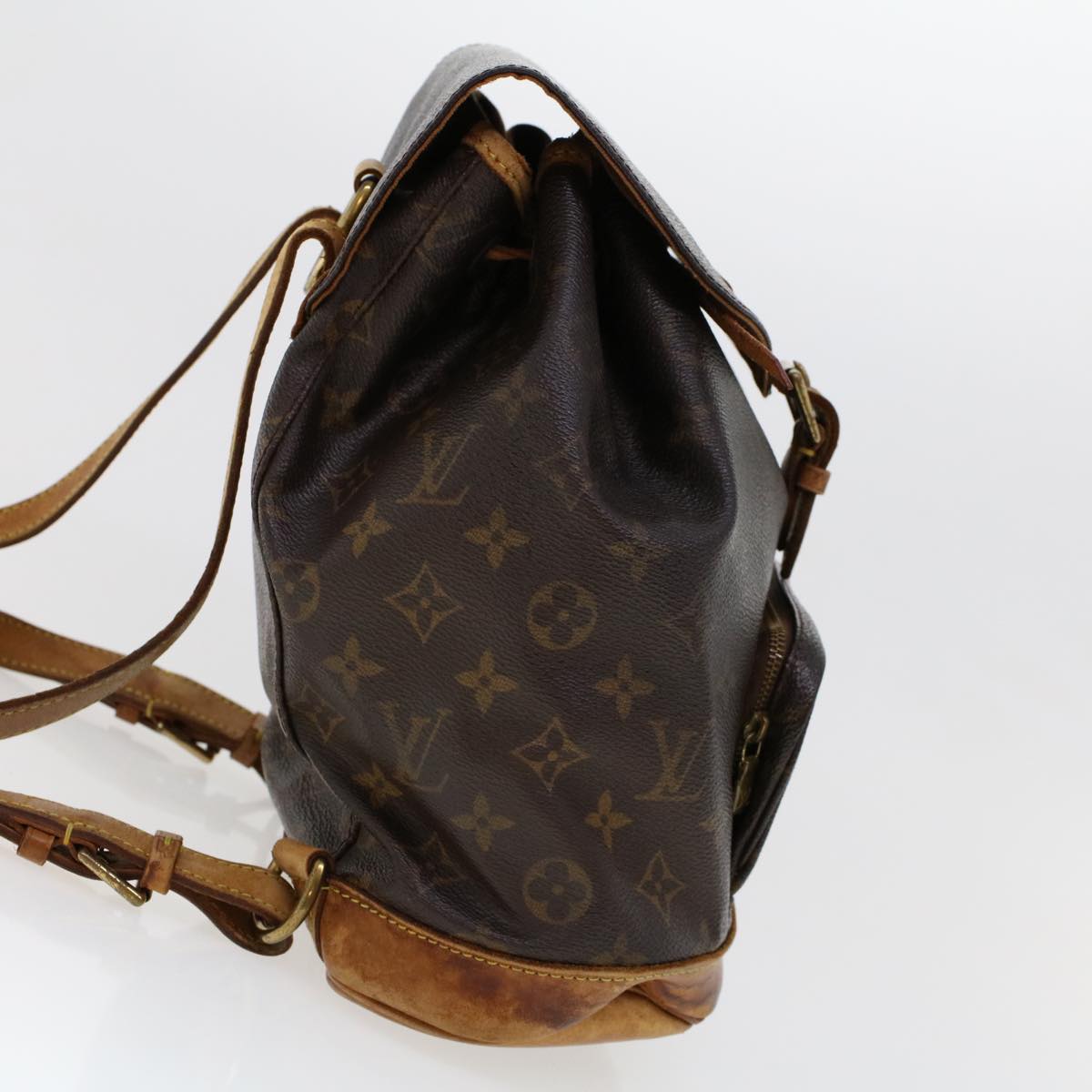 LOUIS VUITTON Monogram Montsouris MM Backpack M51136 LV Auth bs6225