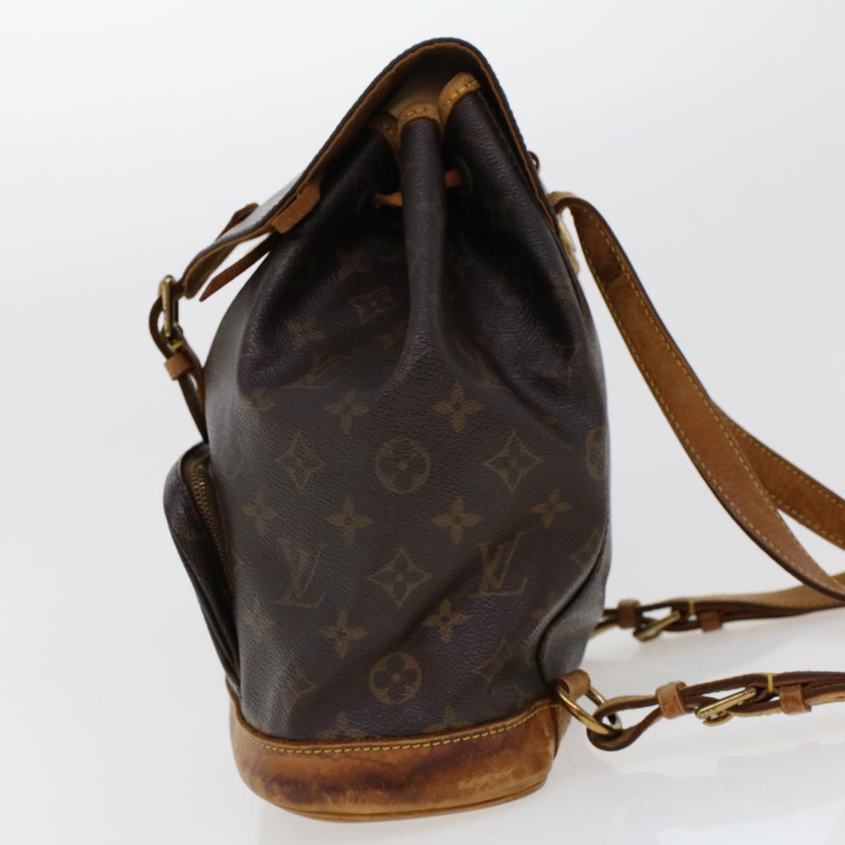 LOUIS VUITTON Monogram Montsouris MM Backpack M51136 LV Auth bs6225