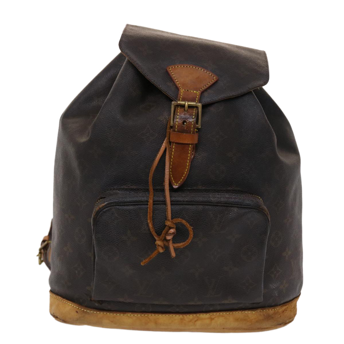 LOUIS VUITTON Monogram Montsouris GM Backpack M51135 LV Auth bs6535