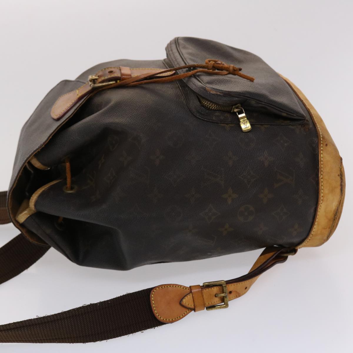 LOUIS VUITTON Monogram Montsouris GM Backpack M51135 LV Auth bs6535