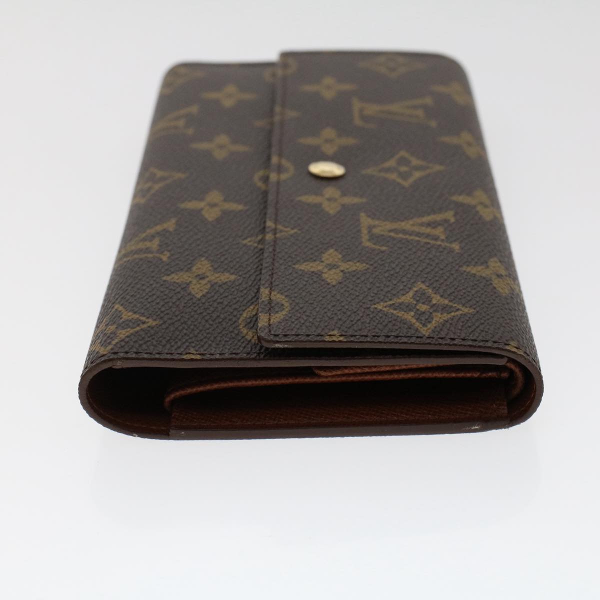 LOUIS VUITTON Monogram Portefeuille International Long Wallet M61217 Auth bs7199