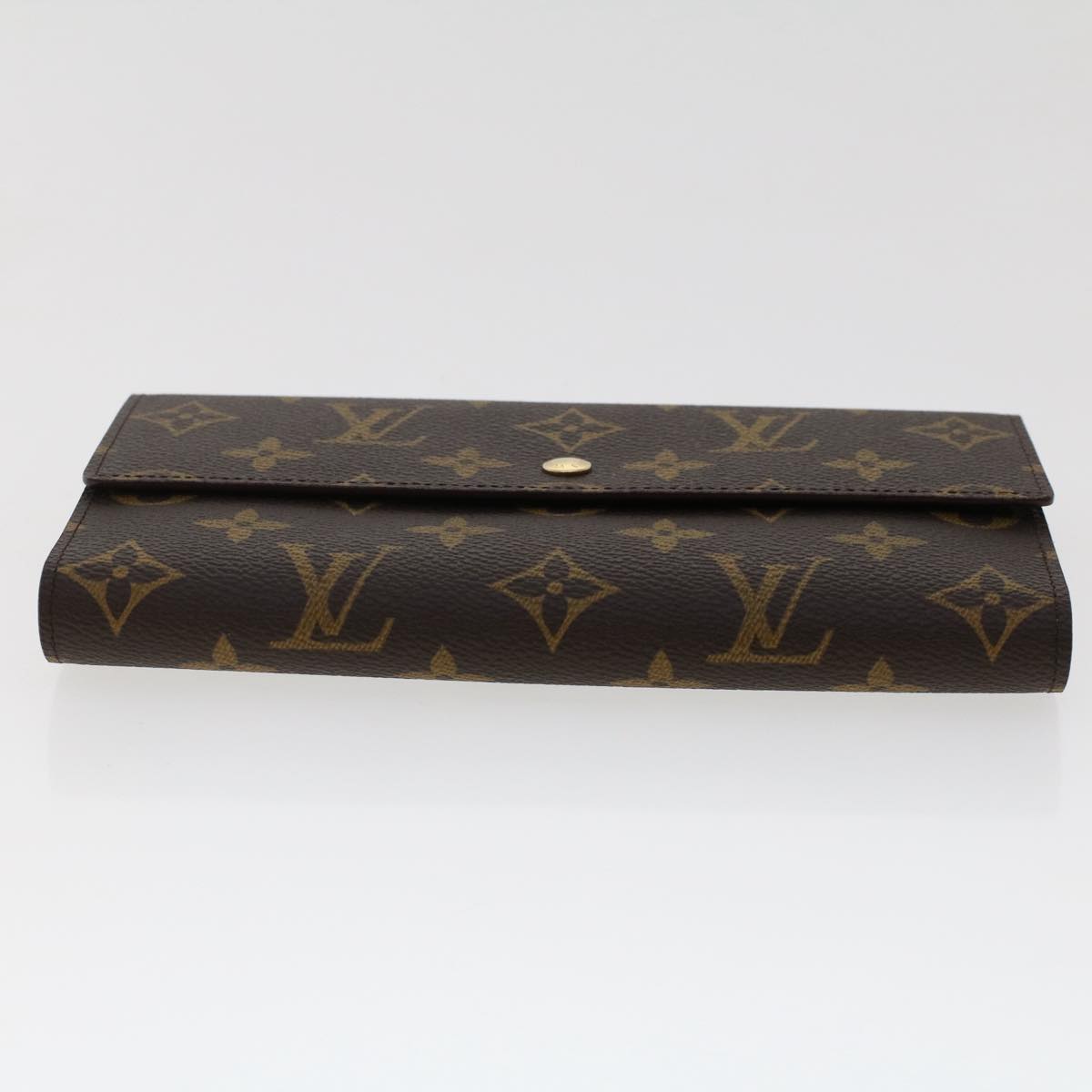 LOUIS VUITTON Monogram Portefeuille International Long Wallet M61217 Auth bs7199