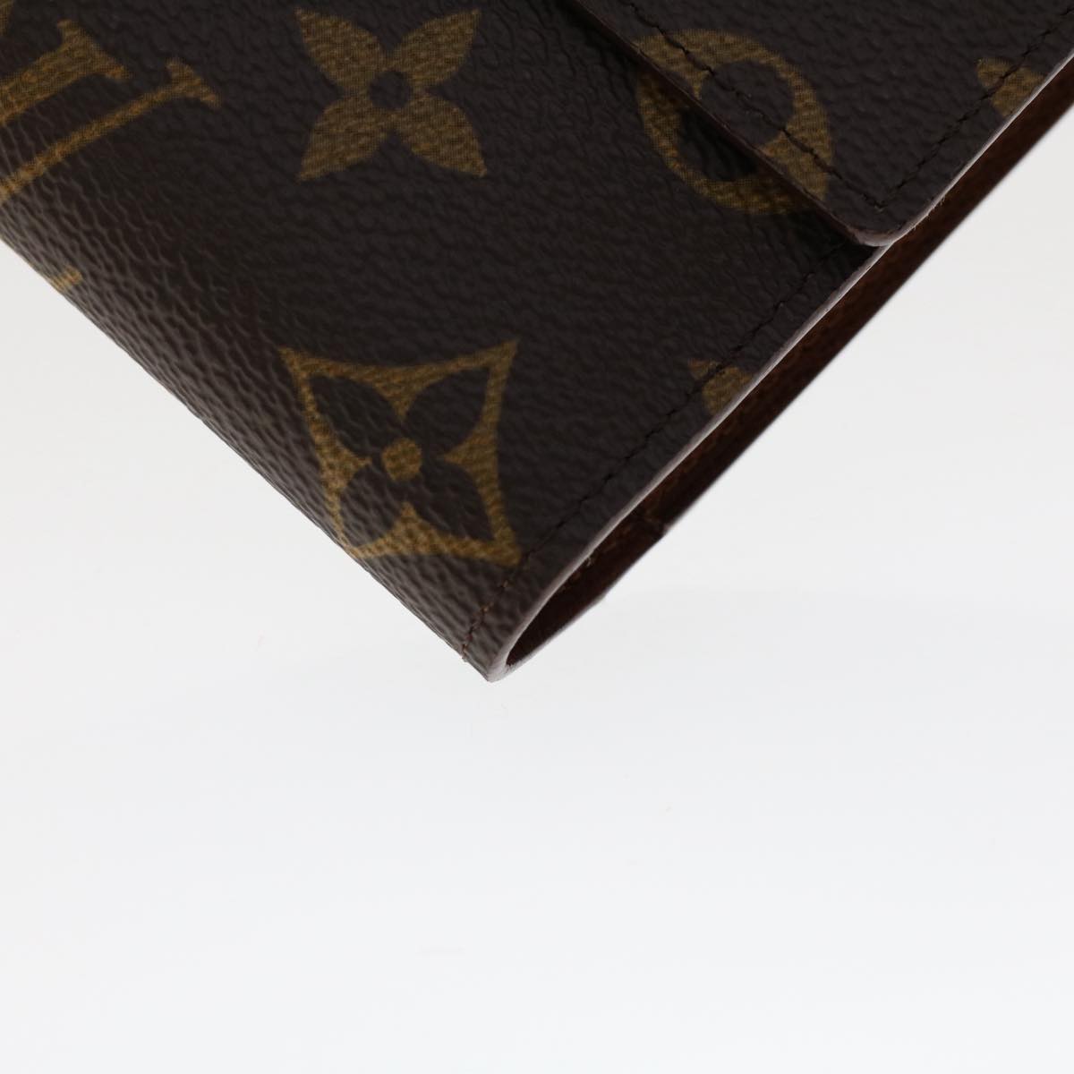 LOUIS VUITTON Monogram Portefeuille International Long Wallet M61217 Auth bs7199