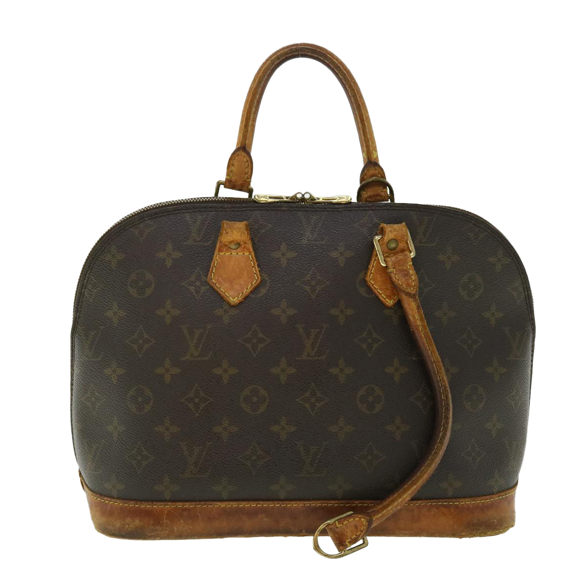 LOUIS VUITTON Monogram Alma Hand Bag M51130 LV Auth bs7295