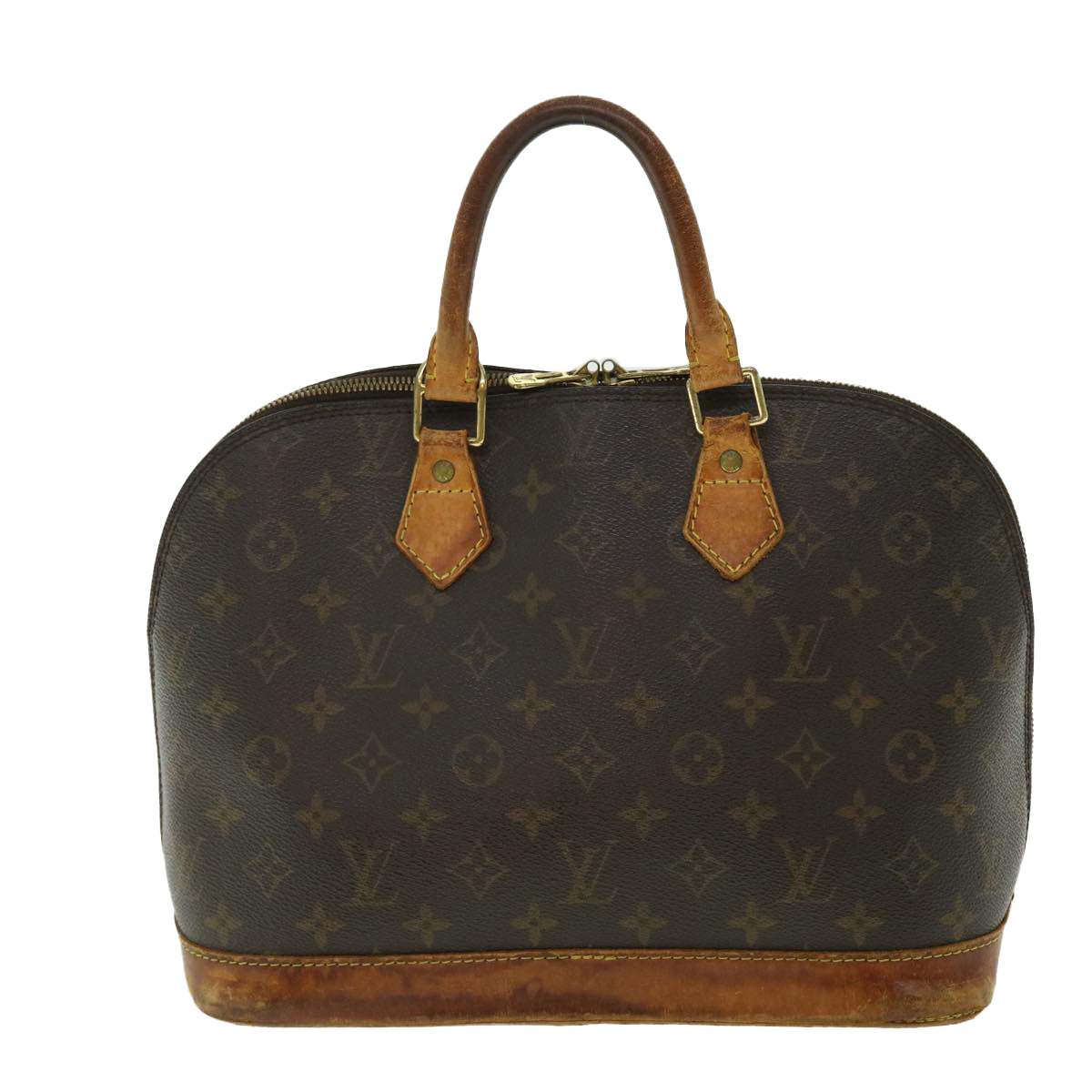 LOUIS VUITTON Monogram Alma Hand Bag M51130 LV Auth bs7295