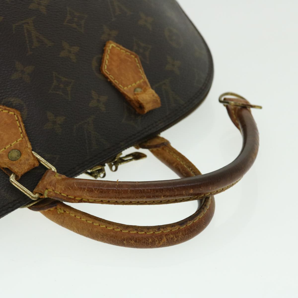 LOUIS VUITTON Monogram Alma Hand Bag M51130 LV Auth bs7295