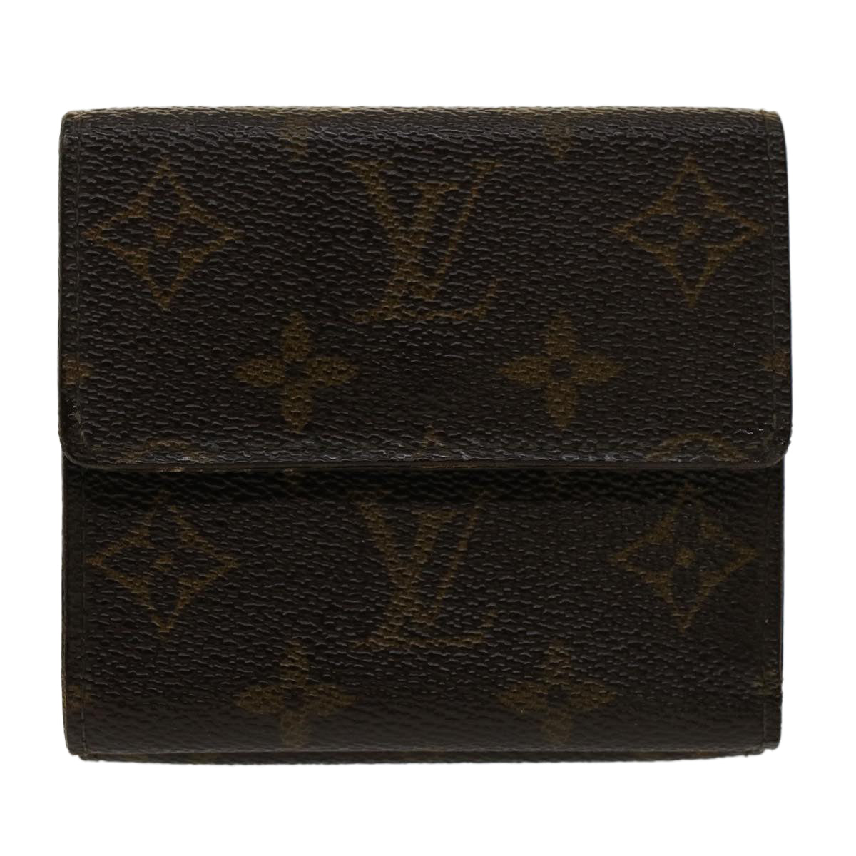 LOUIS VUITTON Monogram Porte Monnaie Bier Cartes Crdit Wallet M61652 Auth bs7319