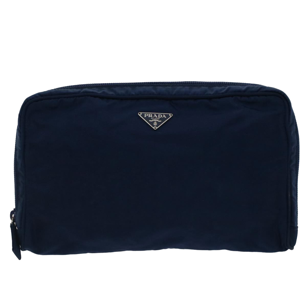 PRADA Pouch Nylon Navy Auth bs7419