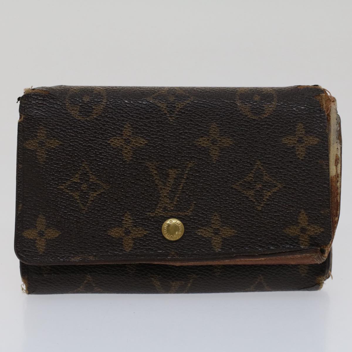 LOUIS VUITTON Monogram Wallet 4Set LV Auth bs7464