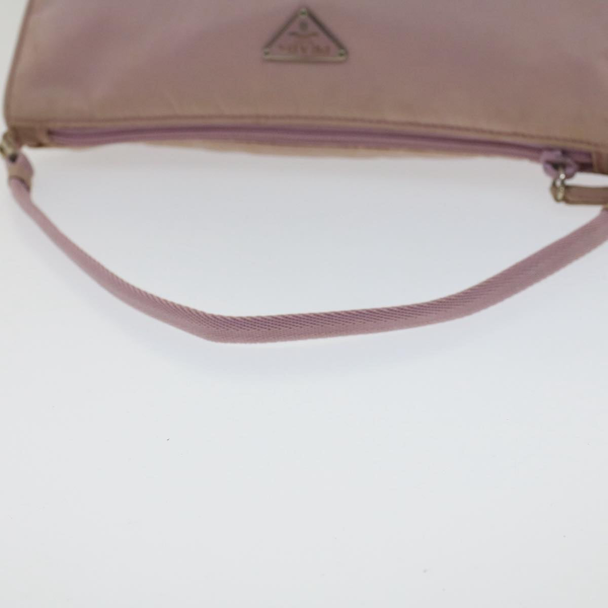 PRADA Accessory Pouch Nylon Pink Auth bs7481