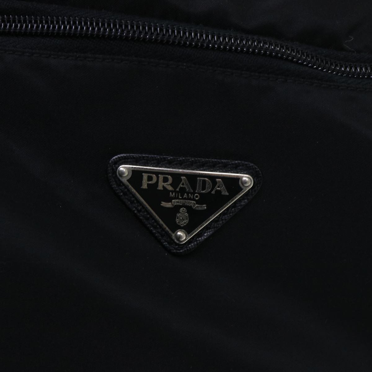 PRADA Suitcase Nylon 2way Black Auth bs7820