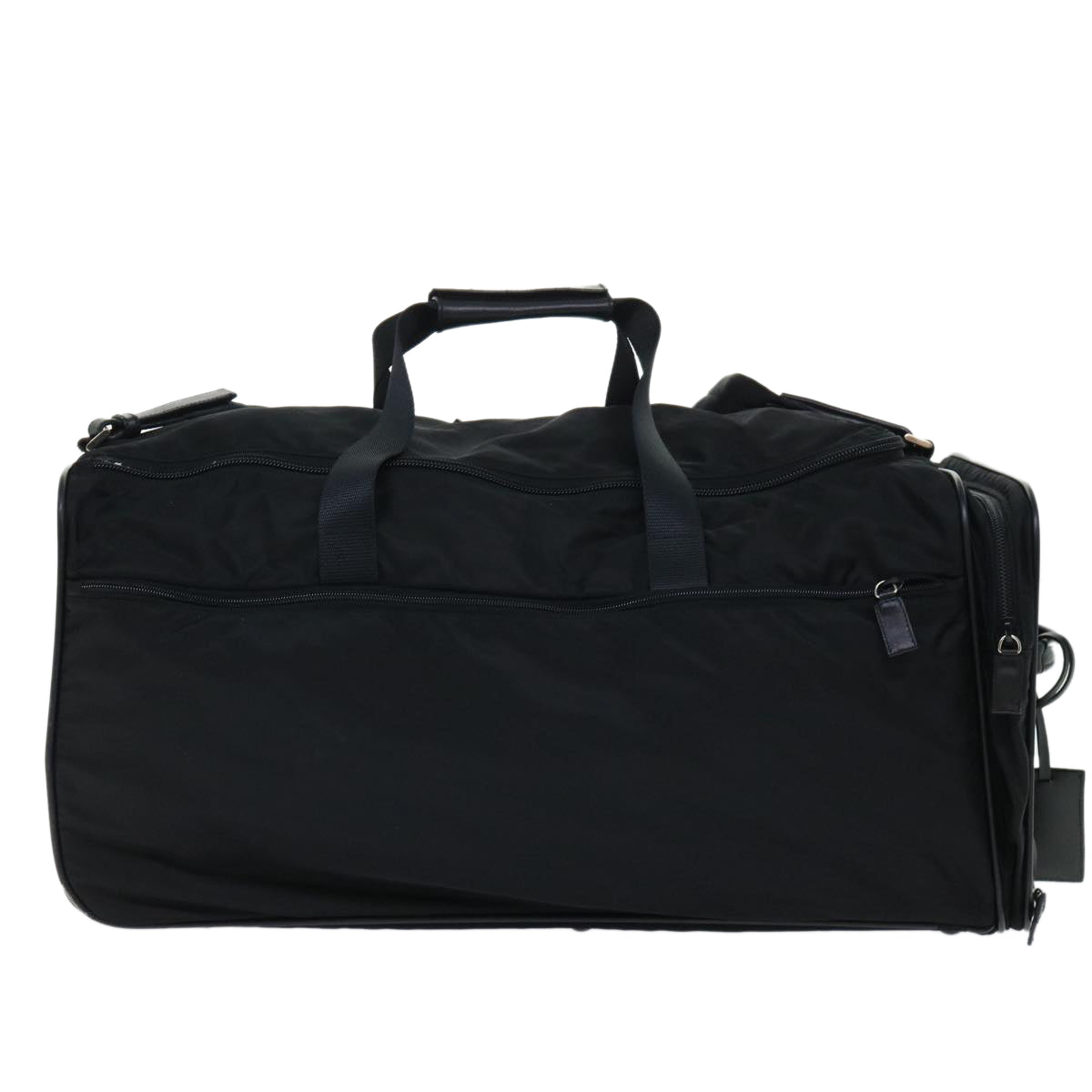 PRADA Suitcase Nylon 2way Black Auth bs7820