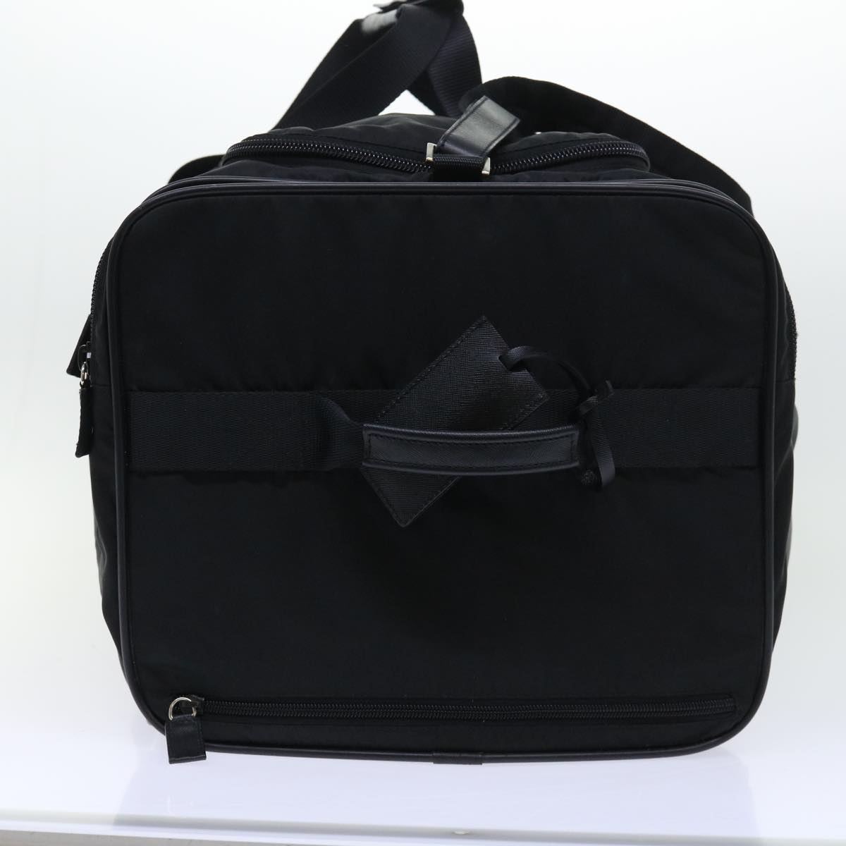 PRADA Suitcase Nylon 2way Black Auth bs7820