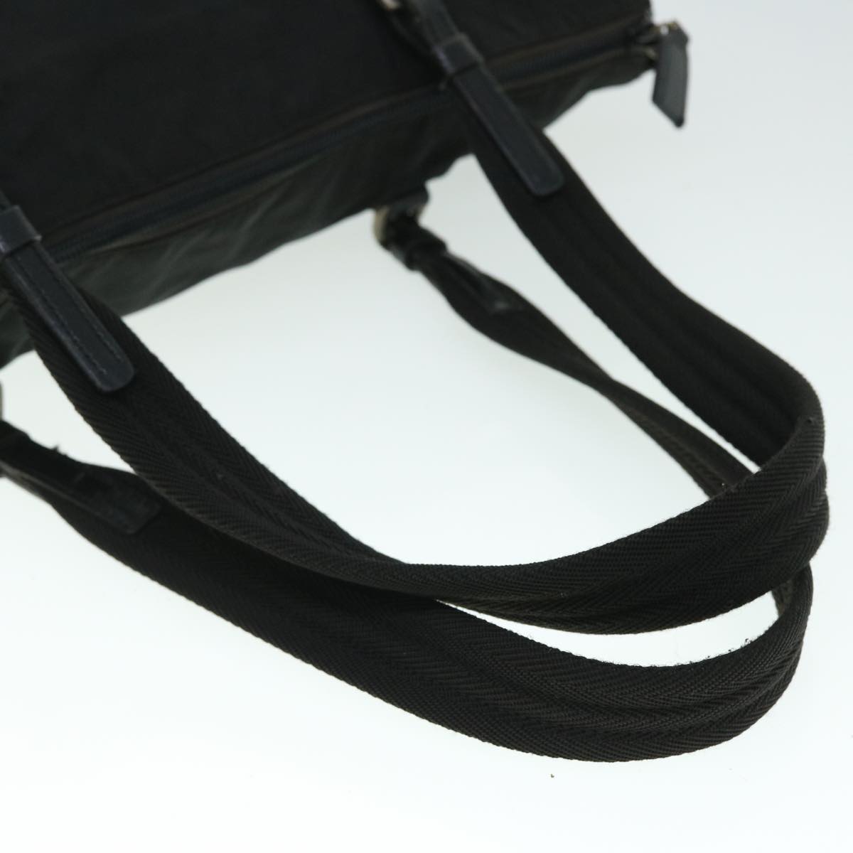 PRADA Shoulder Bag Nylon Black Auth bs8020