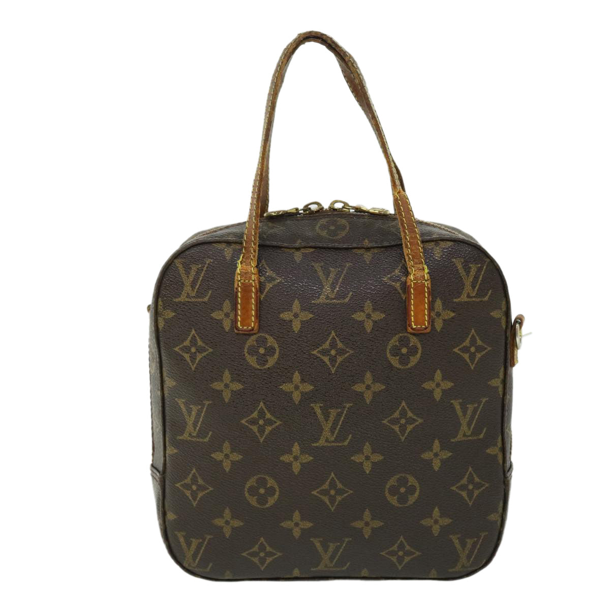 LOUIS VUITTON Monogram Spontini Hand Bag 2way M47500 LV Auth bs8032