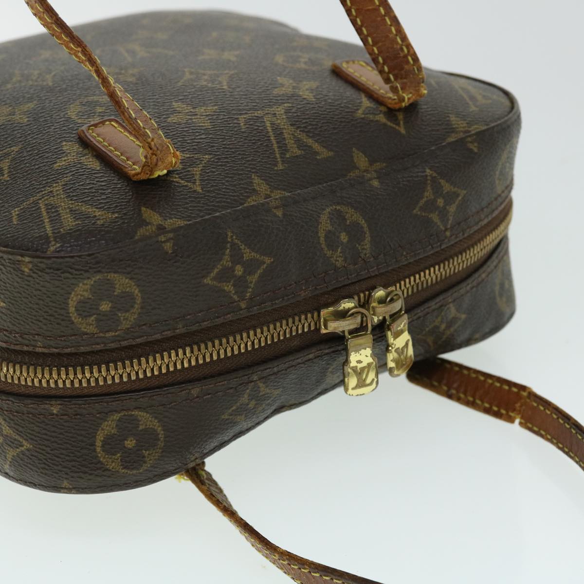 LOUIS VUITTON Monogram Spontini Hand Bag 2way M47500 LV Auth bs8032