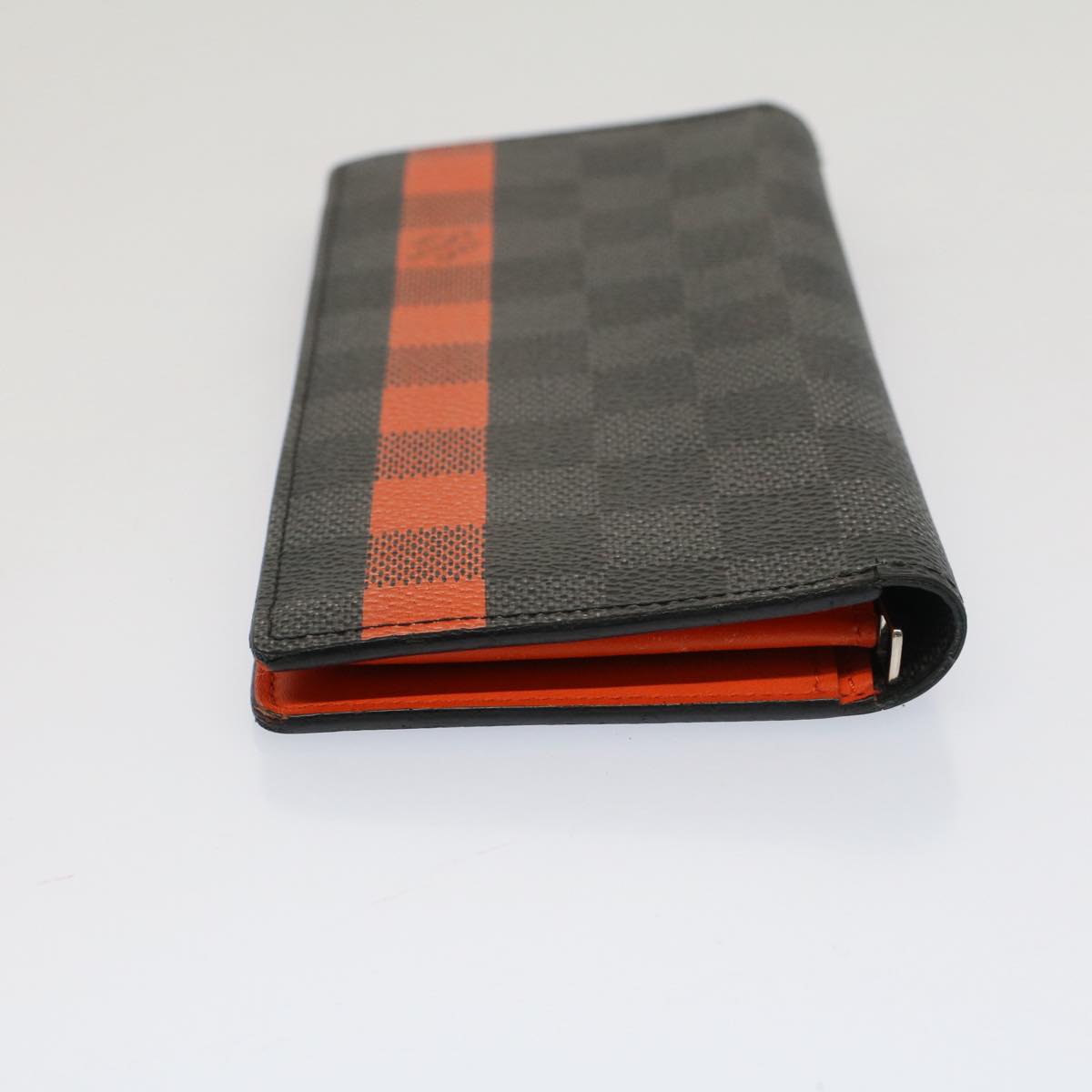 LOUIS VUITTON Damier Graphite Brazza Portefeuille Bifold N63306 LV Auth bs8083