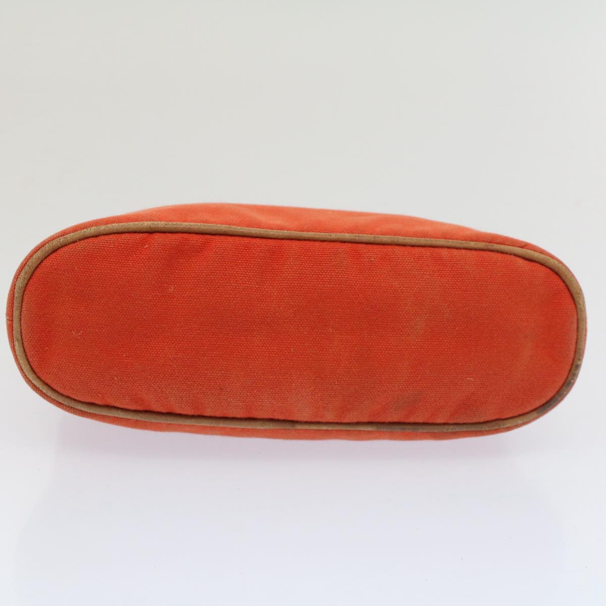 HERMES Pouch Canvas 2Set Red Orange Auth bs8117