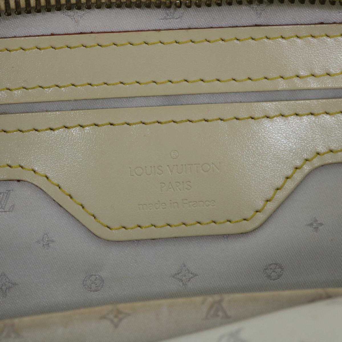 LOUIS VUITTON Suhari Luradiu Hand Bag Leather White M95624 LV Auth bs8134