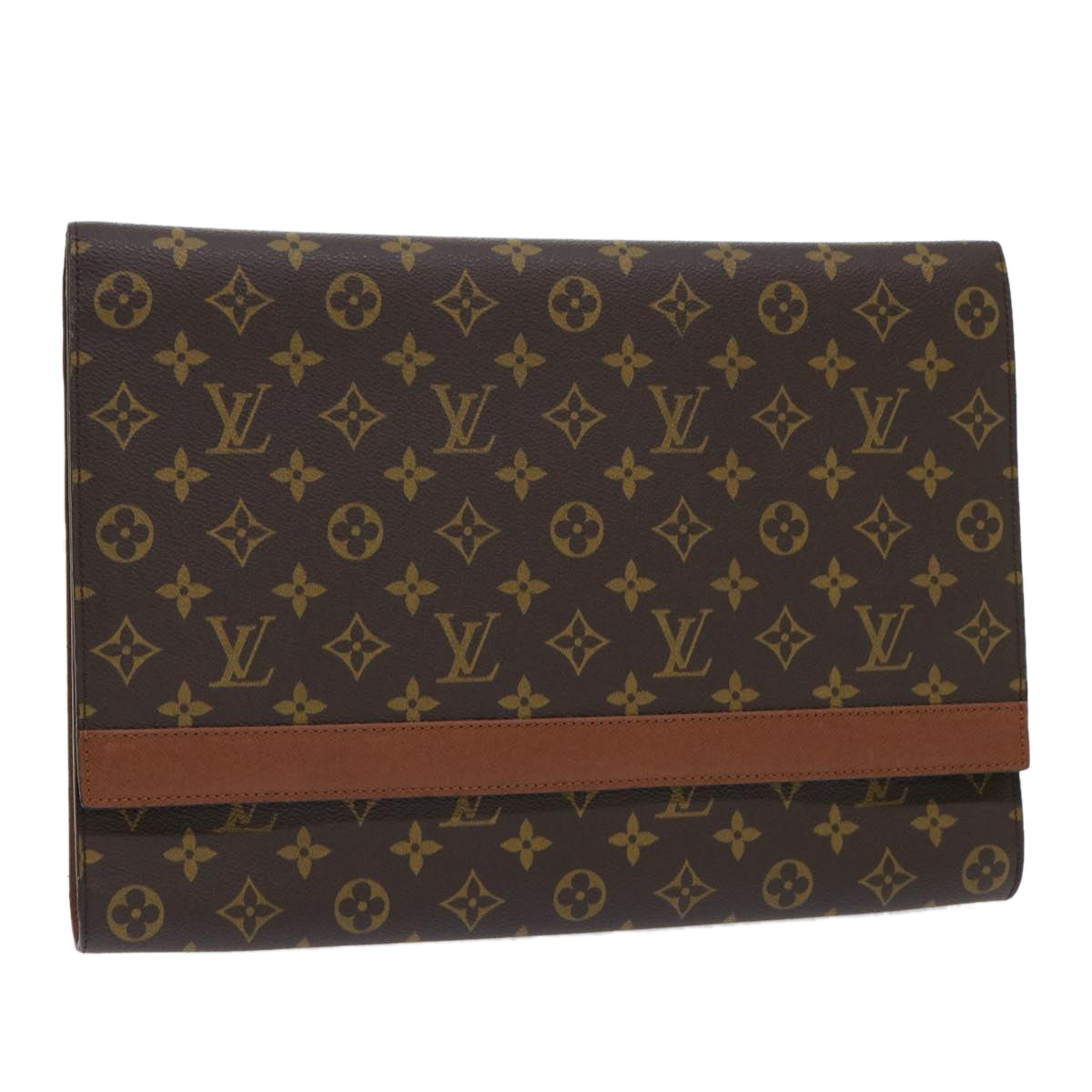 LOUIS VUITTON Monogram Porte Envelope Clutch Bag M51801 LV Auth bs8136