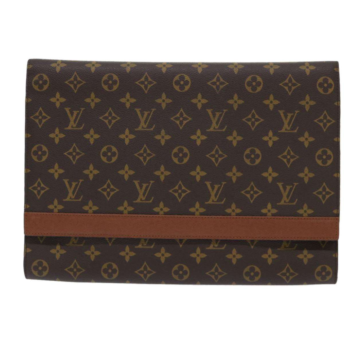 LOUIS VUITTON Monogram Porte Envelope Clutch Bag M51801 LV Auth bs8136