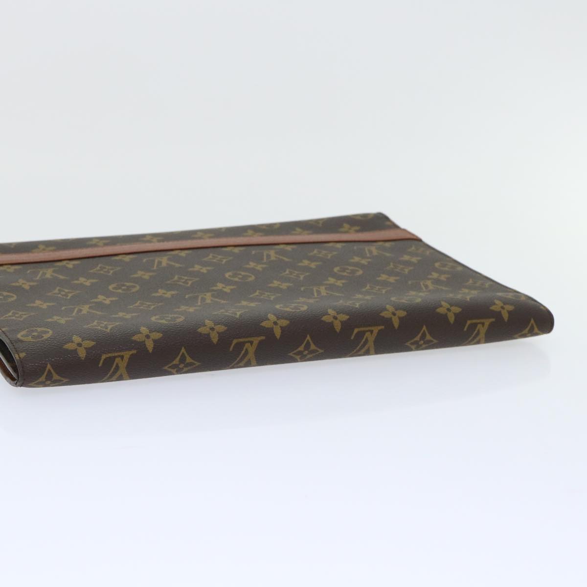 LOUIS VUITTON Monogram Porte Envelope Clutch Bag M51801 LV Auth bs8136