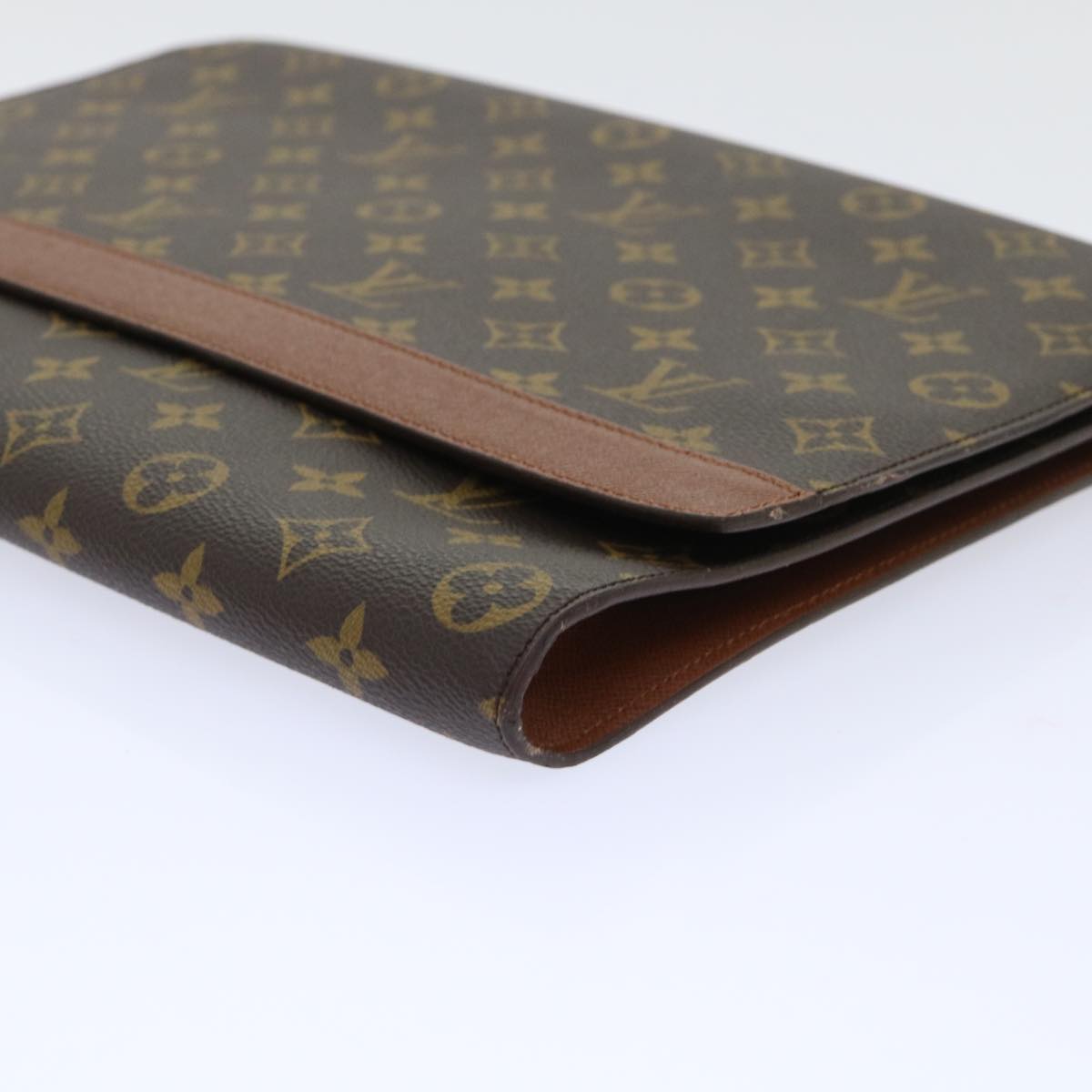 LOUIS VUITTON Monogram Porte Envelope Clutch Bag M51801 LV Auth bs8136