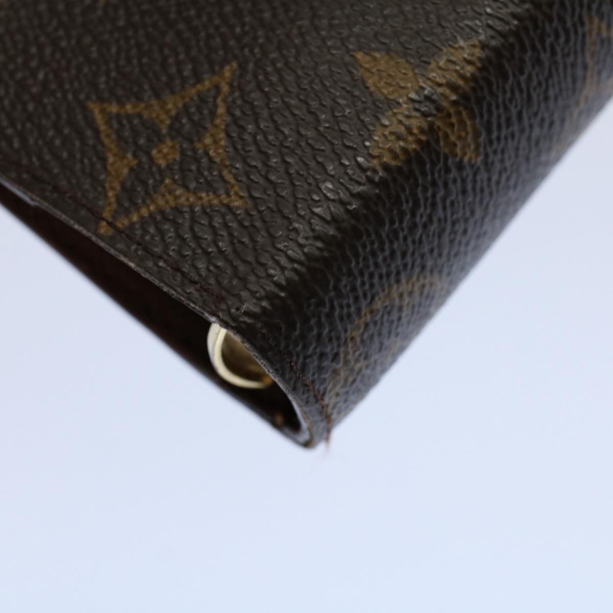 LOUIS VUITTON Monogram Agenda MM Day Planner Cover R20105 LV Auth bs8262