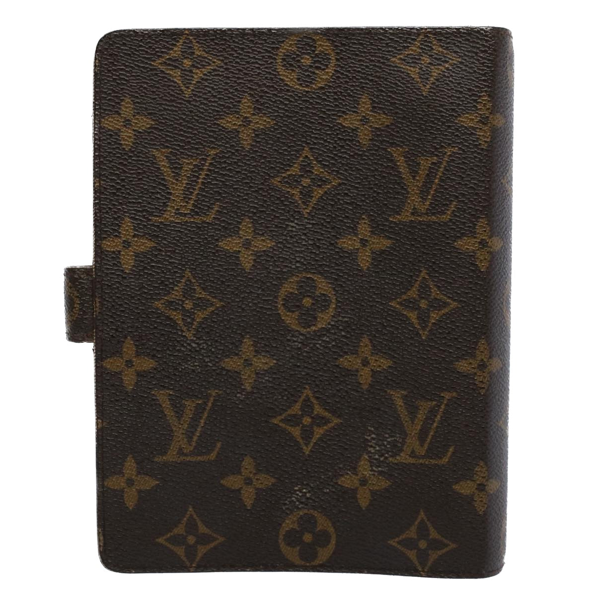 LOUIS VUITTON Monogram Agenda MM Day Planner Cover R20105 LV Auth bs8262