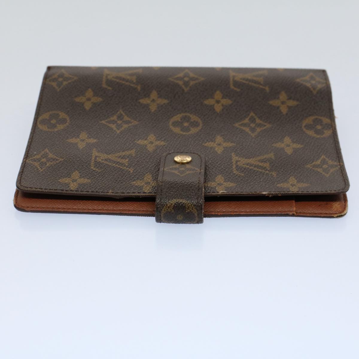 LOUIS VUITTON Monogram Agenda MM Day Planner Cover R20105 LV Auth bs8262