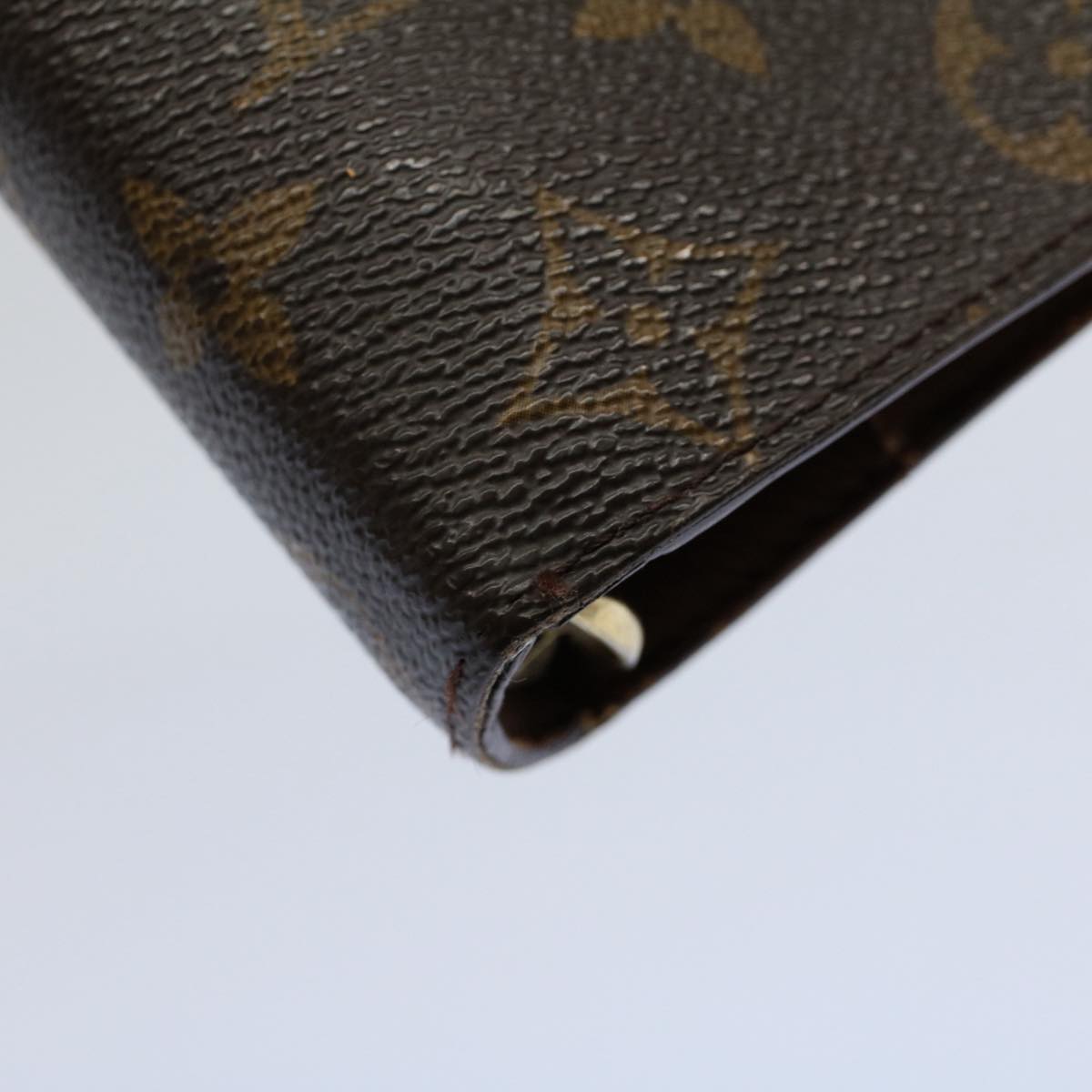 LOUIS VUITTON Monogram Agenda MM Day Planner Cover R20105 LV Auth bs8262