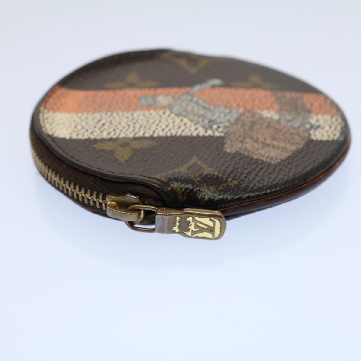 LOUIS VUITTON Monogram Groom Porte Monnaie Coin Purse M60037 LV Auth bs8312