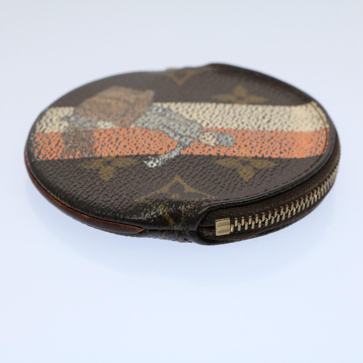 LOUIS VUITTON Monogram Groom Porte Monnaie Coin Purse M60037 LV Auth bs8312