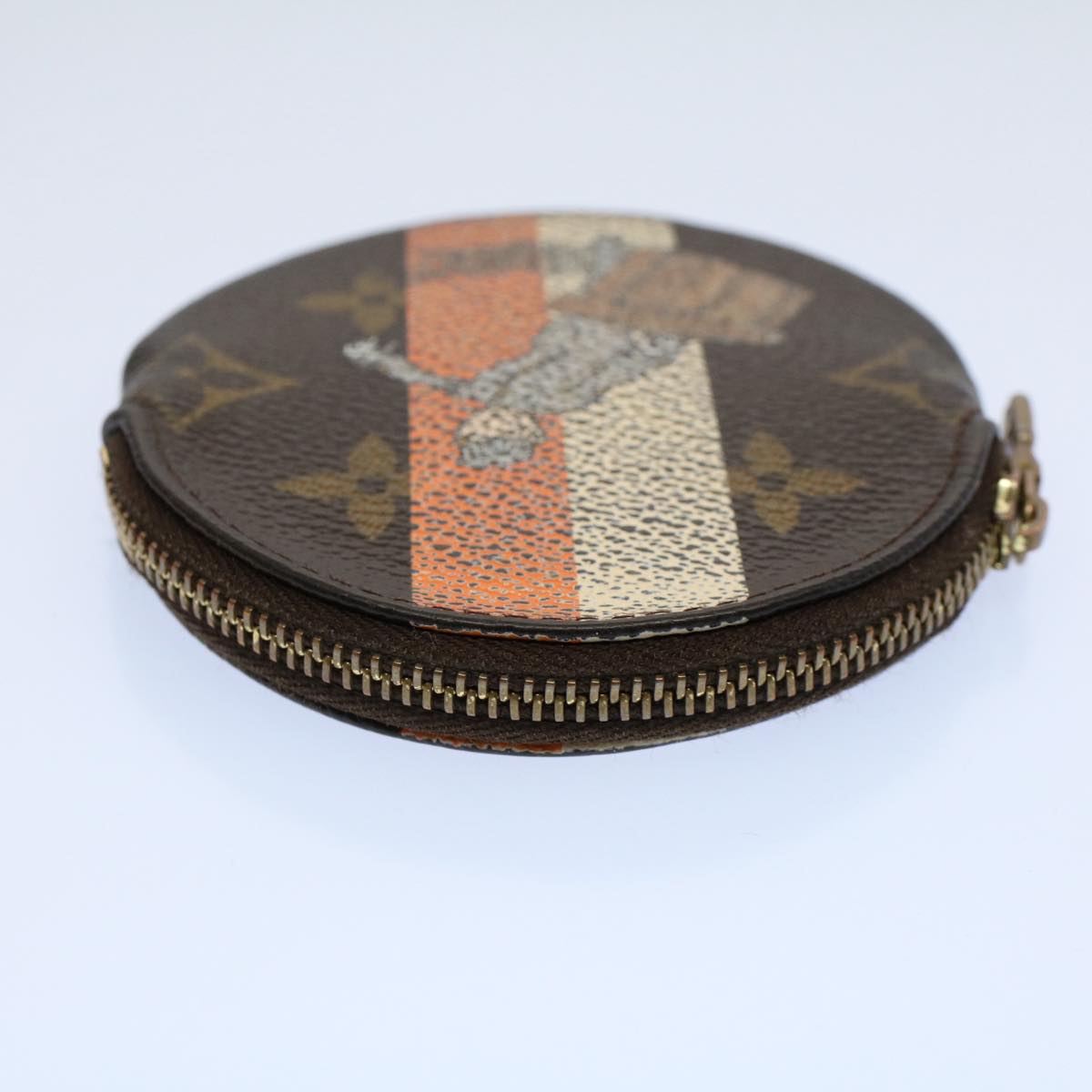 LOUIS VUITTON Monogram Groom Porte Monnaie Coin Purse M60037 LV Auth bs8312