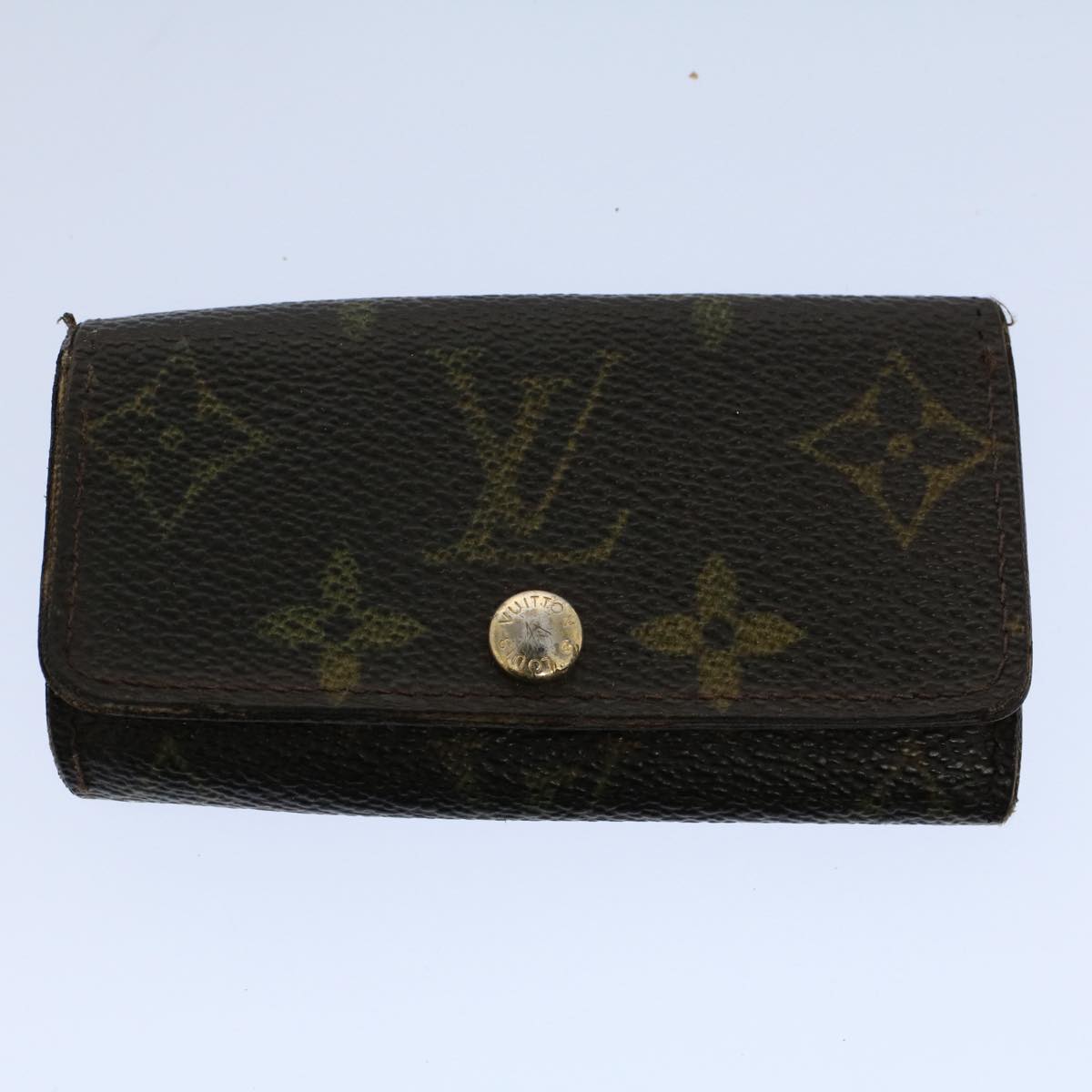 LOUIS VUITTON Monogram Key Case Wallet 6Set LV Auth bs8355