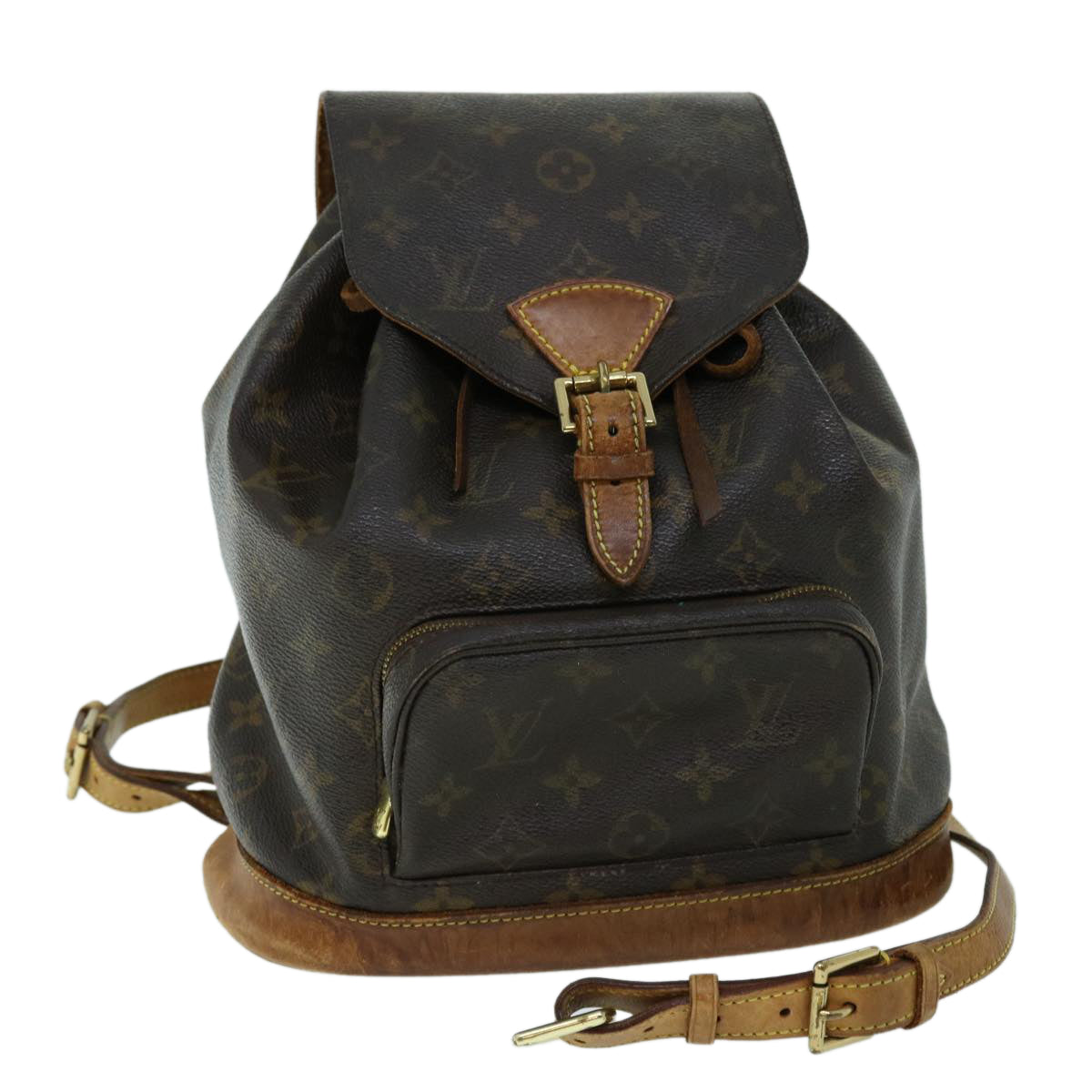 LOUIS VUITTON Monogram Montsouris MM Backpack M51136 LV Auth bs8369