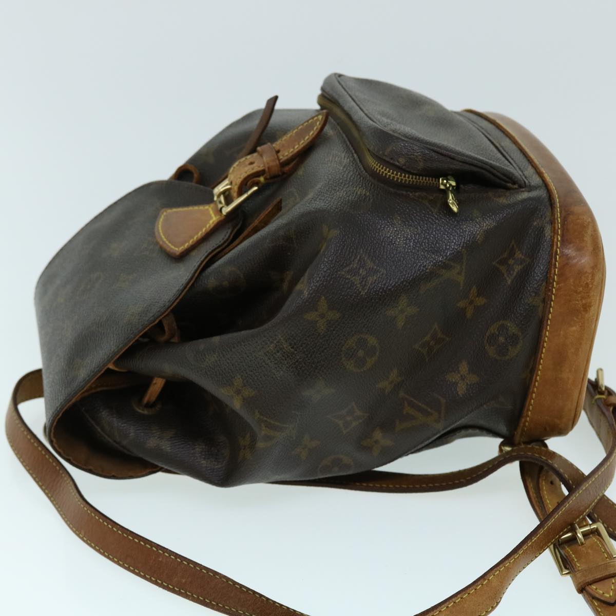 LOUIS VUITTON Monogram Montsouris MM Backpack M51136 LV Auth bs8369