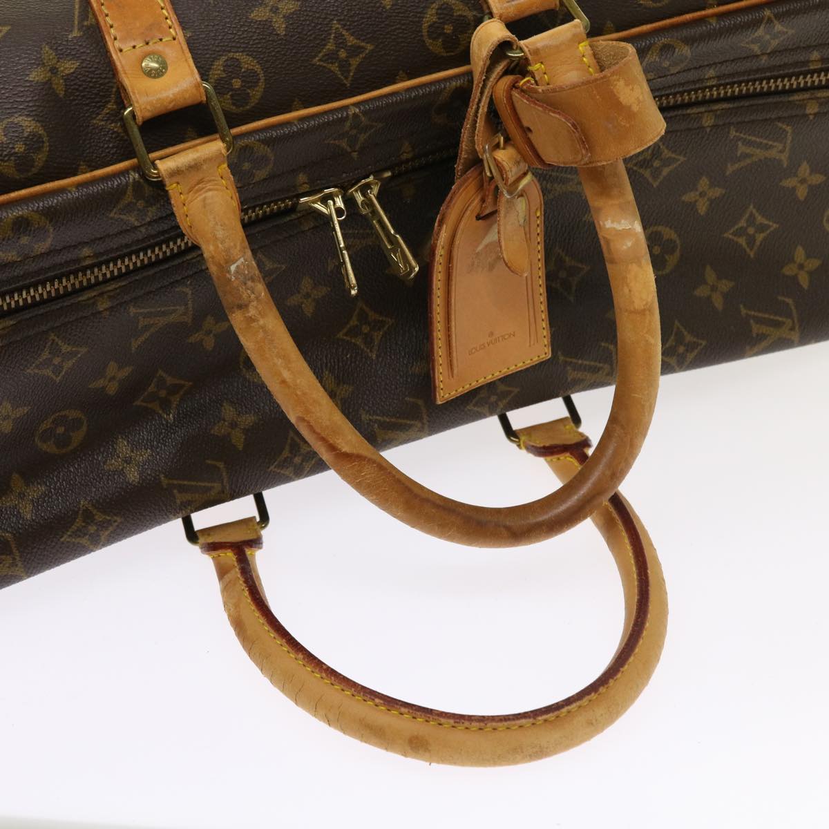 LOUIS VUITTON Monogram Sirius 55 Boston Bag M41404 LV Auth bs8382